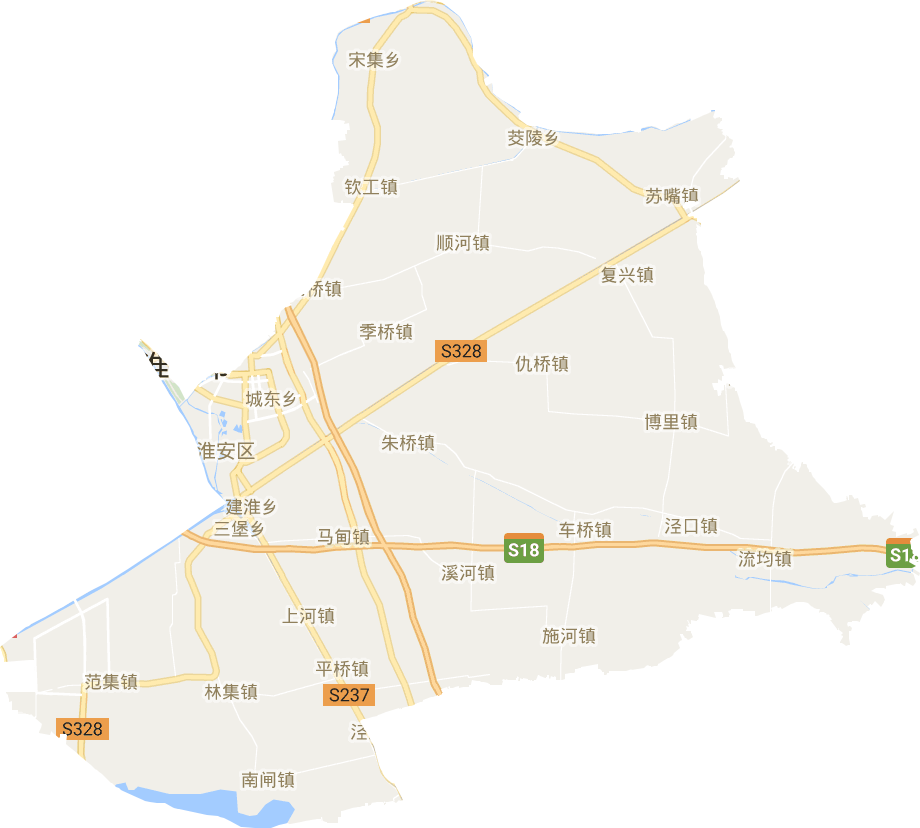 淮安区电子地图