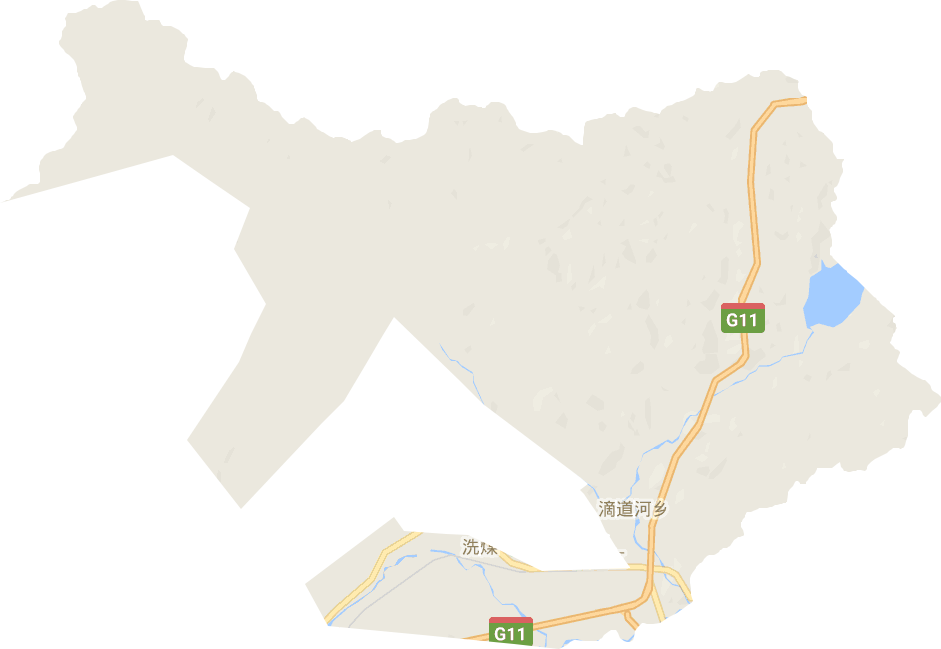 滴道河乡电子地图