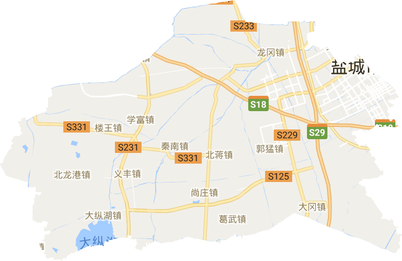 盐都区电子地图