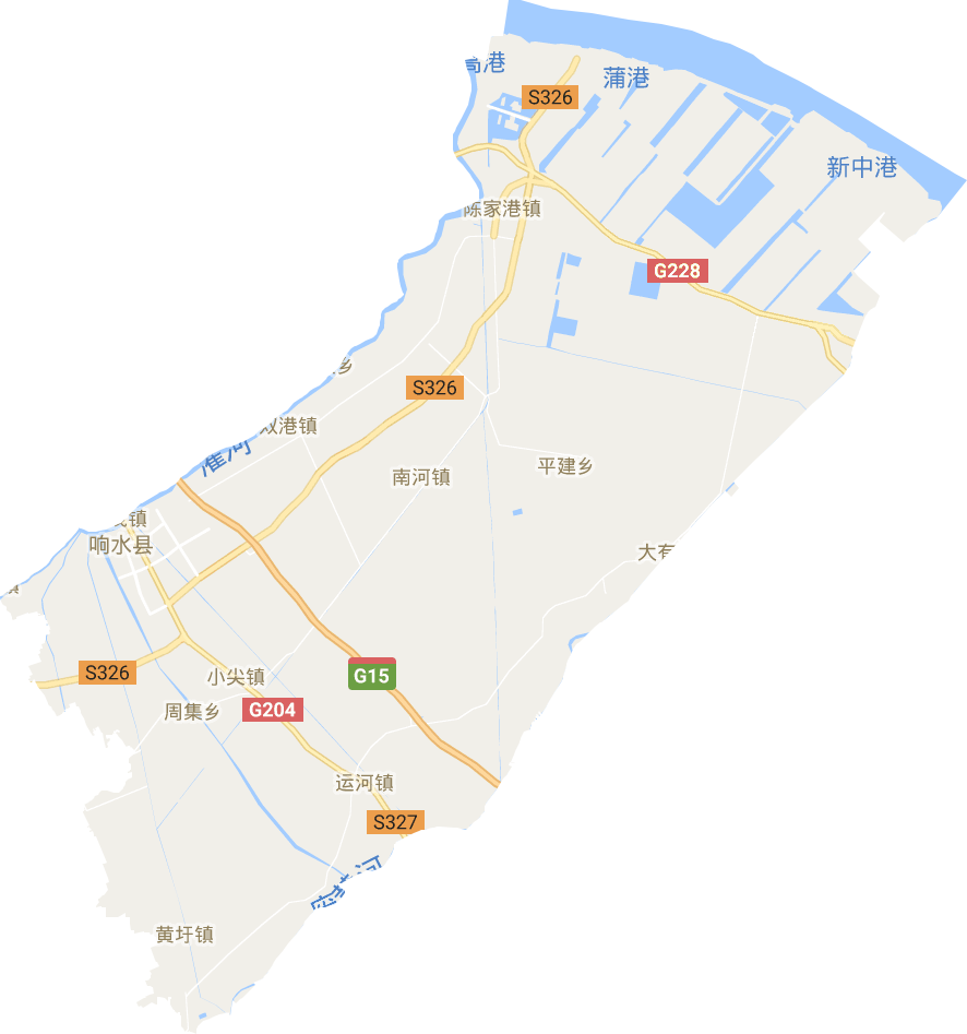 响水县电子地图