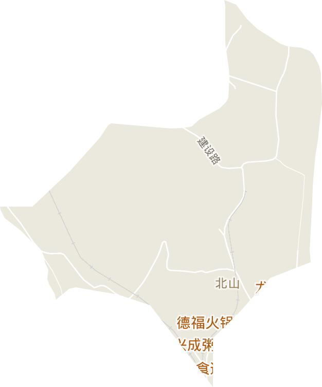 北山街道电子地图