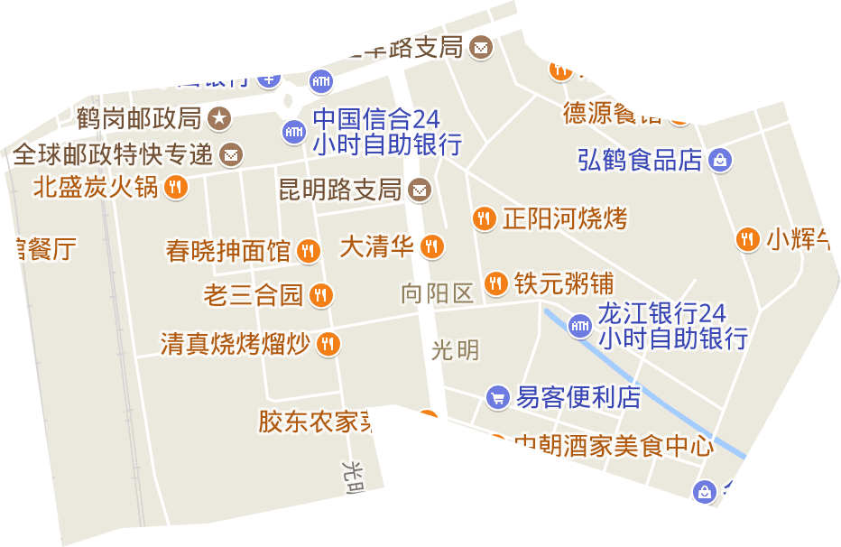 光明街道电子地图