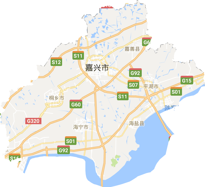 嘉兴市电子地图