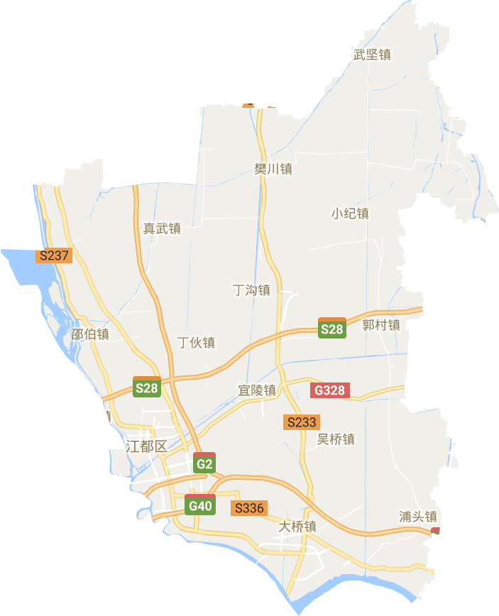 江都区电子地图