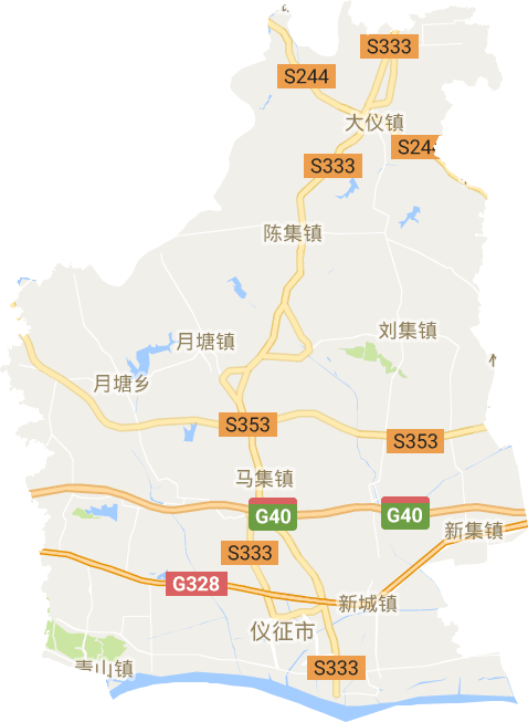 仪征市电子地图