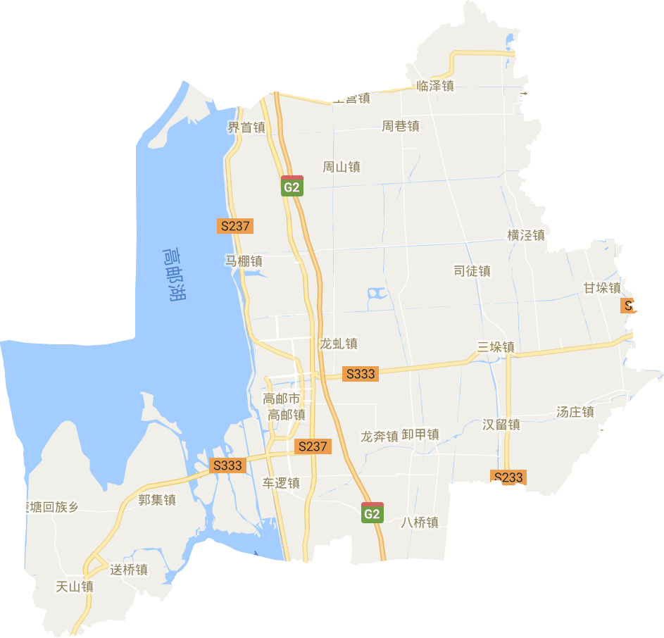 高邮市电子地图