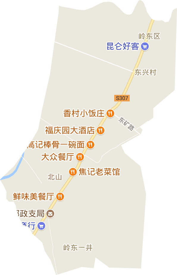 北山街道电子地图