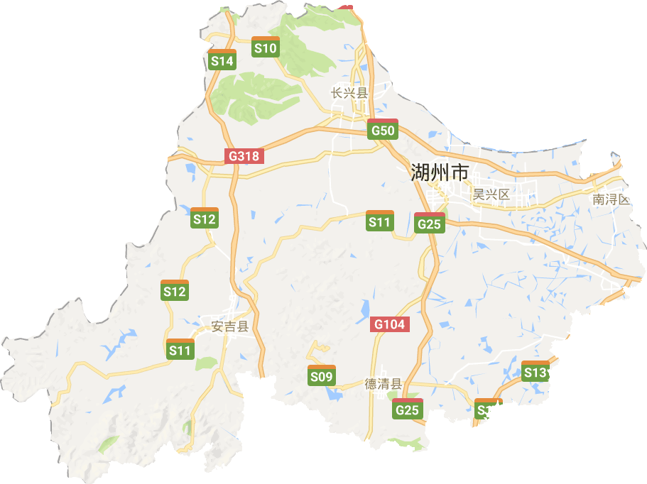湖州市电子地图