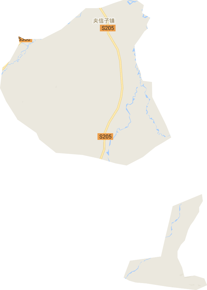 夹信子镇电子地图
