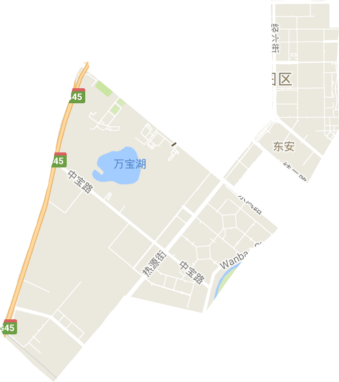 东安街道电子地图