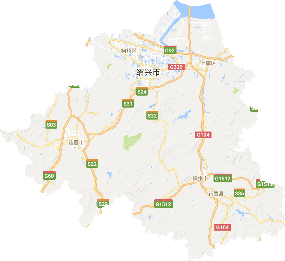 绍兴市电子地图