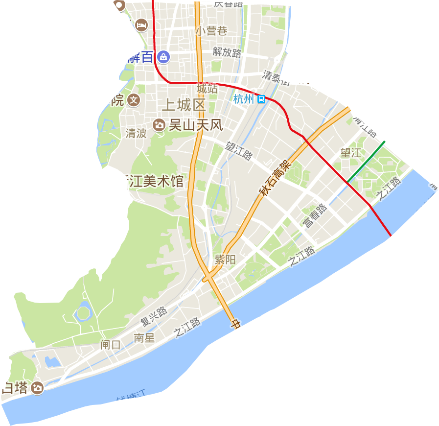 上城区电子地图