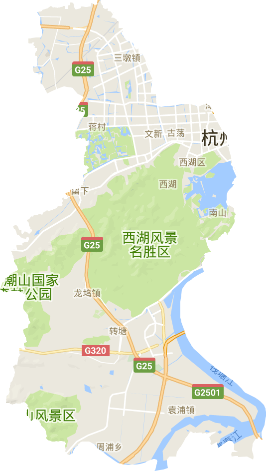 西湖区电子地图