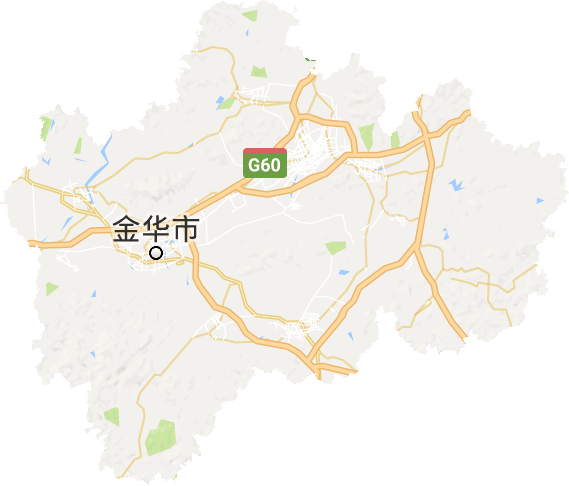 金华市电子地图