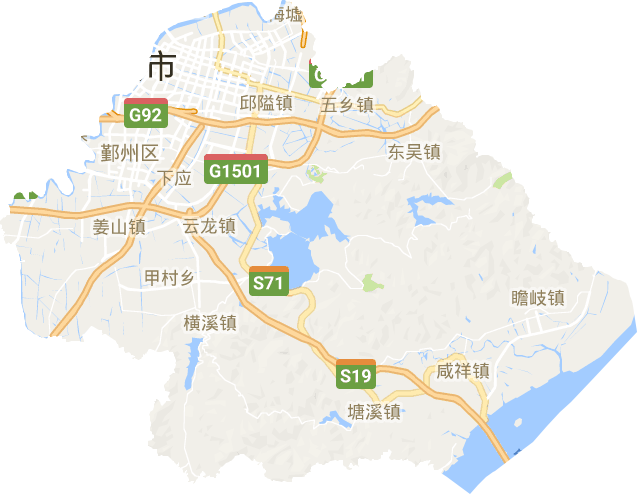 鄞州区电子地图