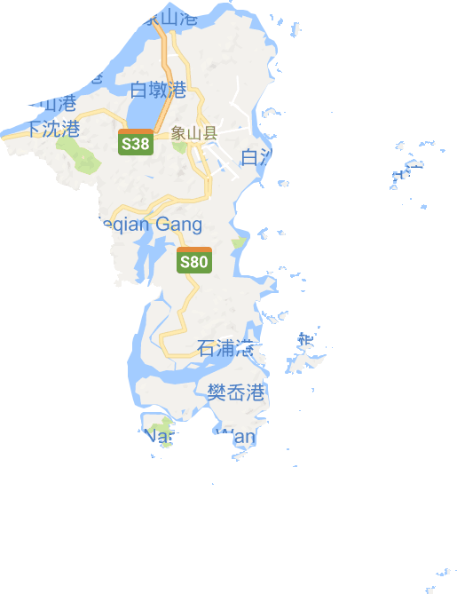 象山县电子地图