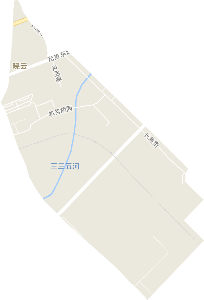 晓云街道电子地图