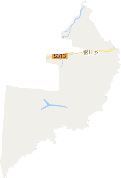 银川乡电子地图