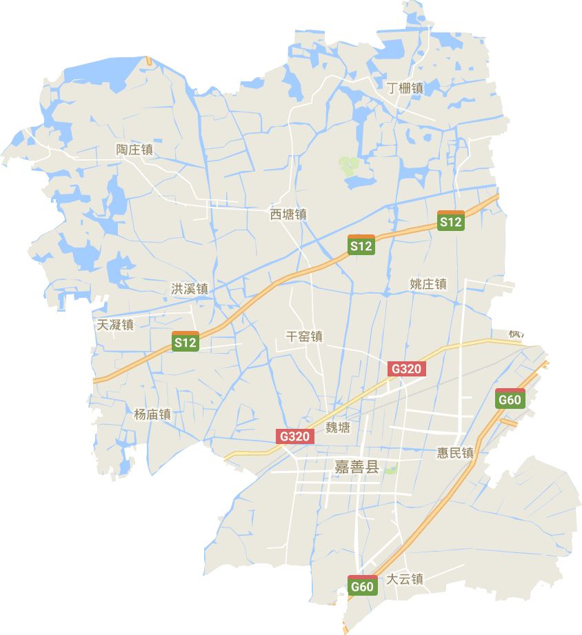 嘉善县电子地图