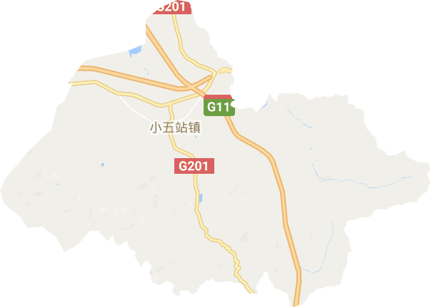 小五站镇电子地图