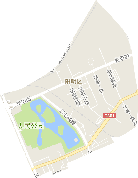 阳明街道电子地图