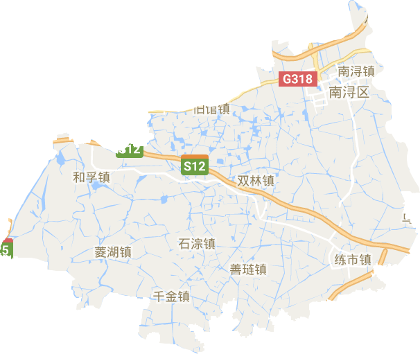 南浔区电子地图
