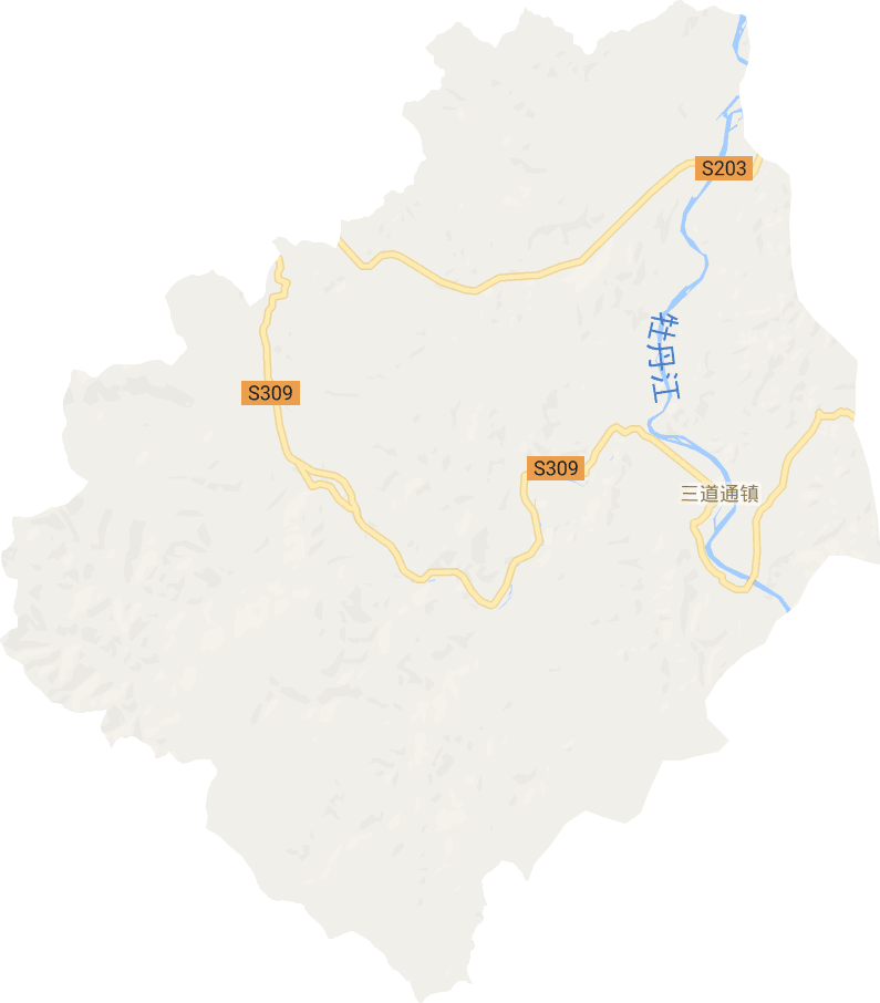 三道通镇电子地图