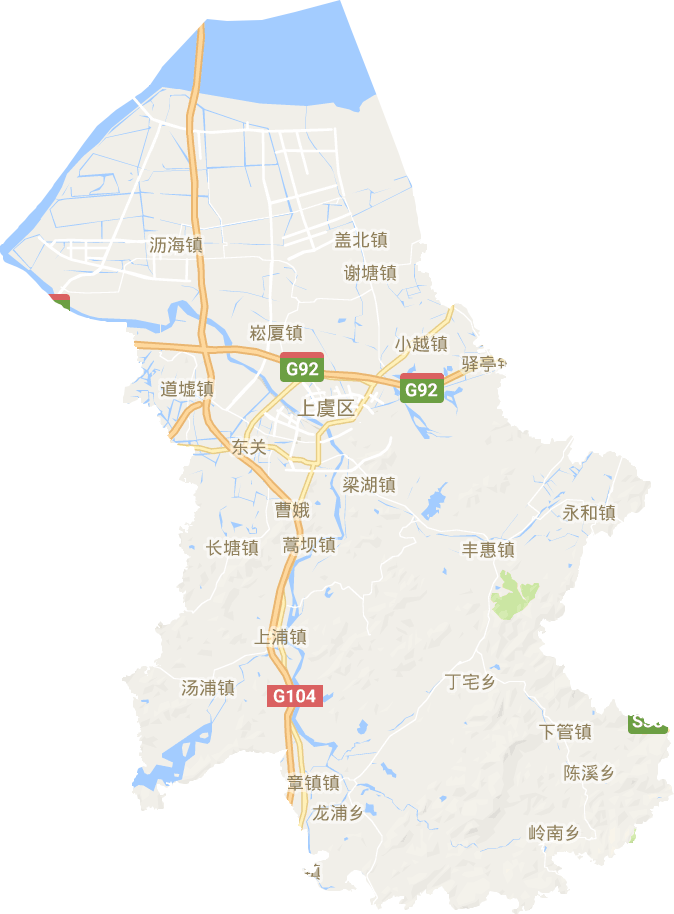 上虞区电子地图