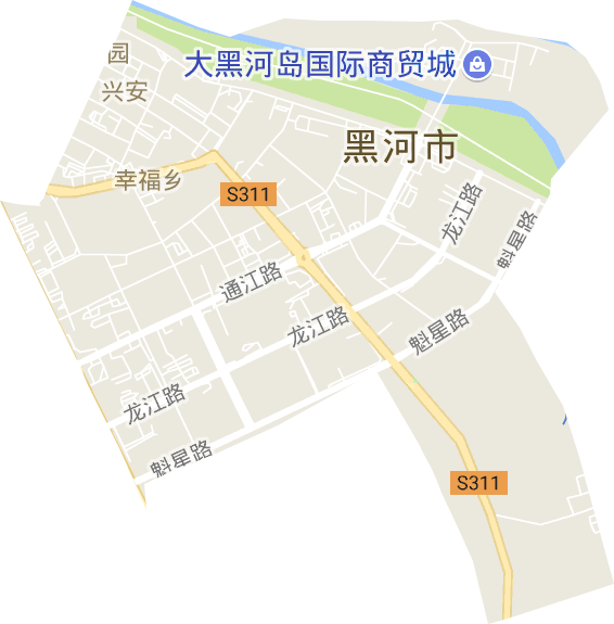 花园街道电子地图