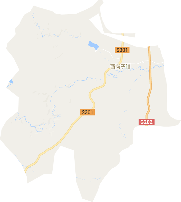 西岗子镇电子地图