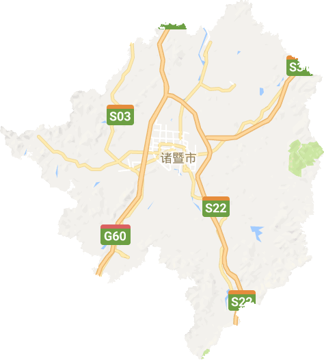 诸暨市电子地图