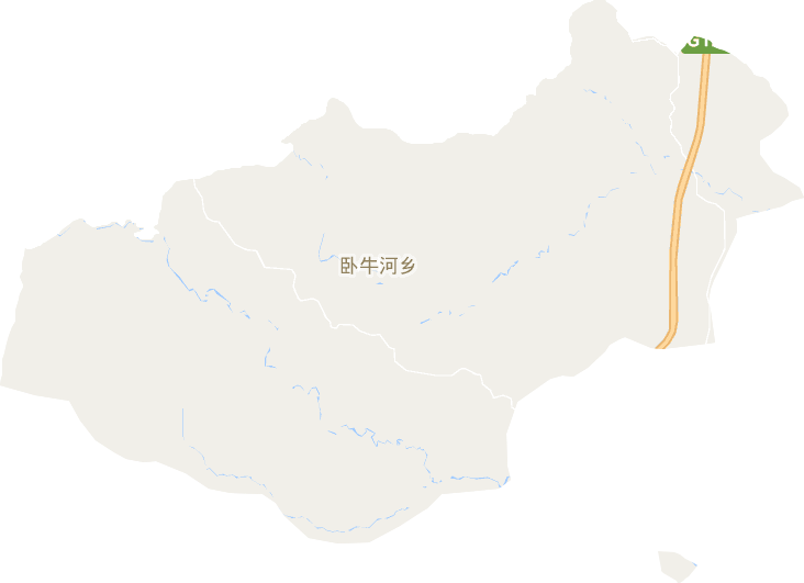 卧牛河乡电子地图
