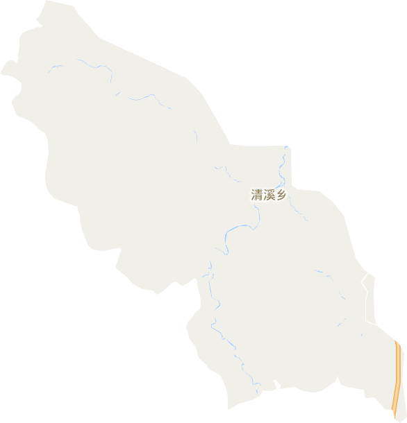 清溪乡电子地图