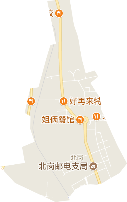 北岗街道电子地图