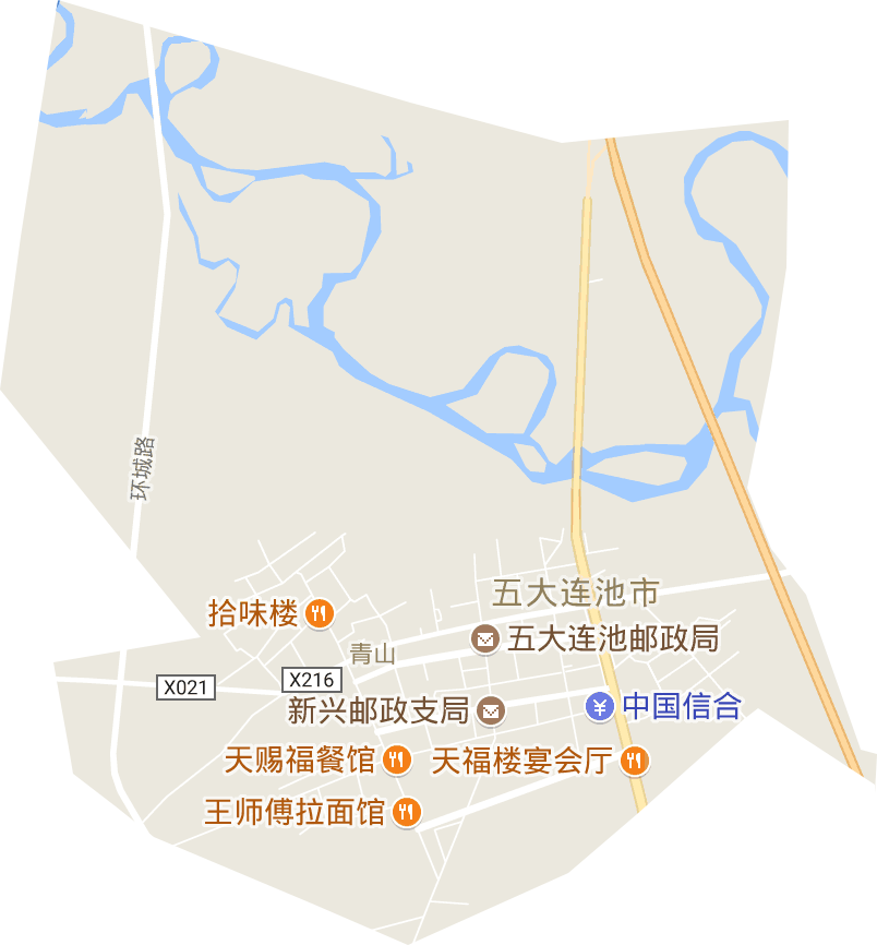 青山街道电子地图