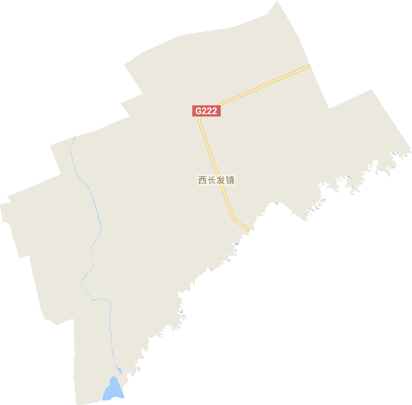 西长发镇电子地图