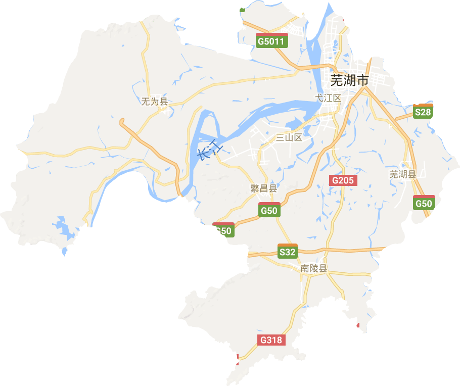 芜湖市电子地图