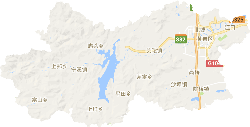 黄岩区电子地图