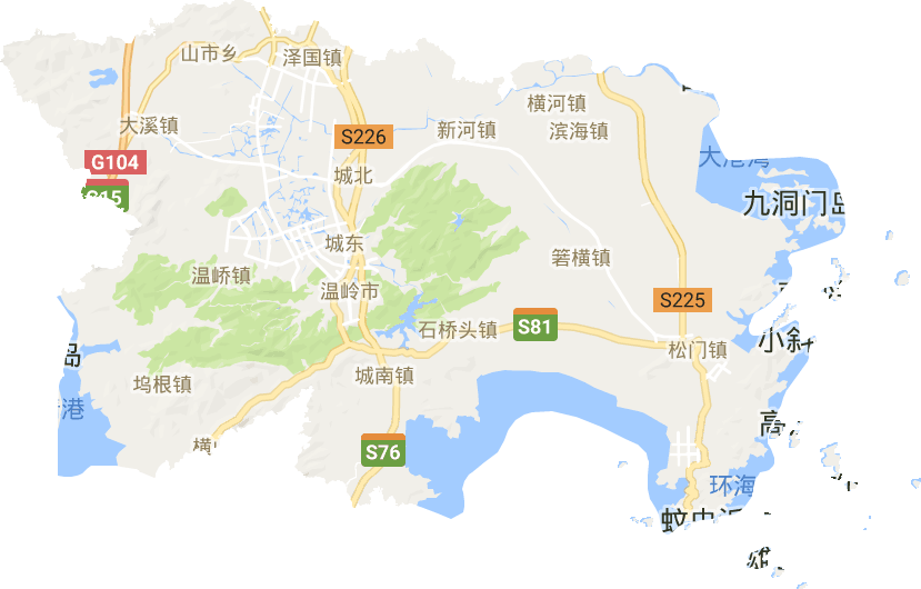 温岭市电子地图