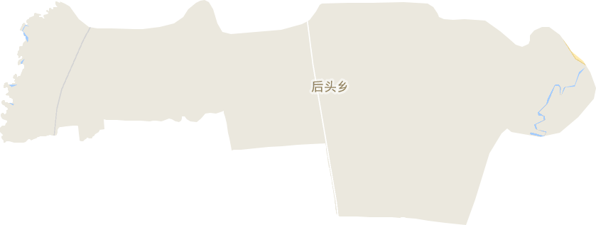 后头乡电子地图