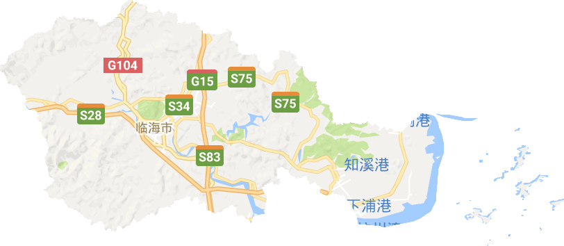 临海市电子地图