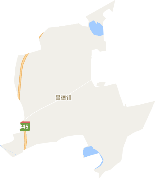 昌德镇电子地图