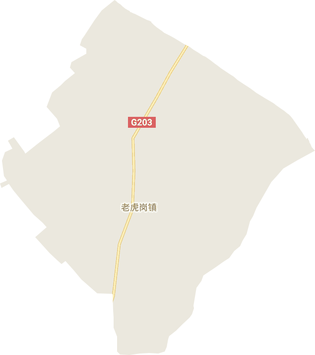 老虎岗镇电子地图