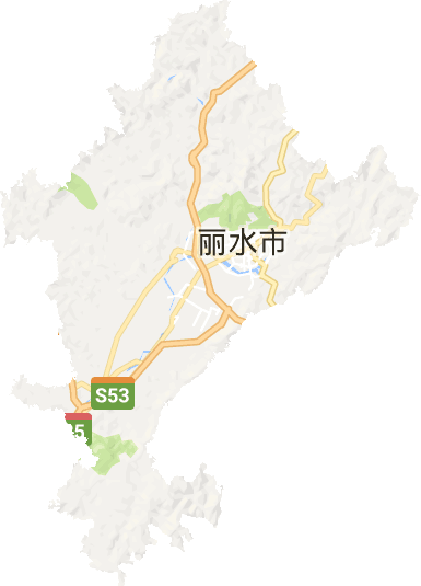 莲都区电子地图