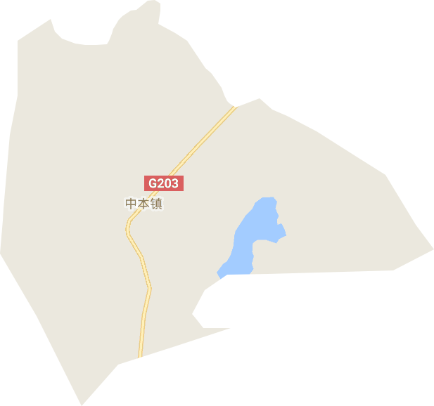中本镇电子地图