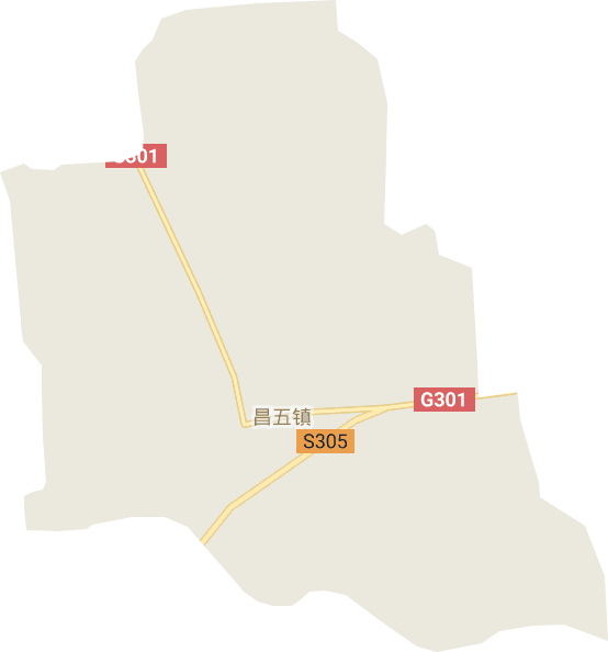 昌五镇电子地图