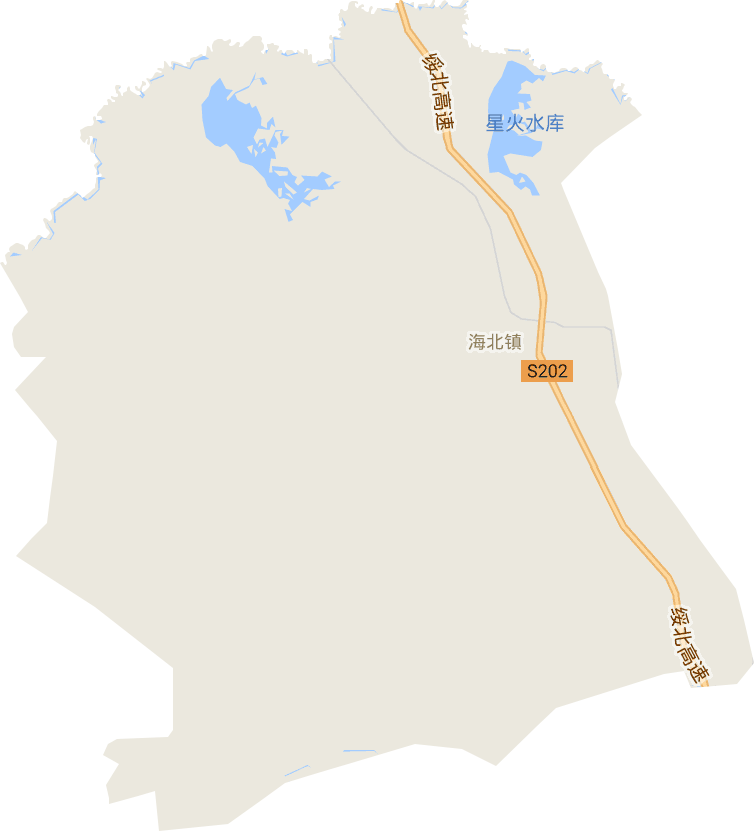 海北镇电子地图