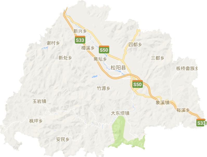 松阳县电子地图