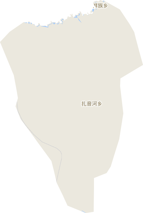 扎音河乡电子地图