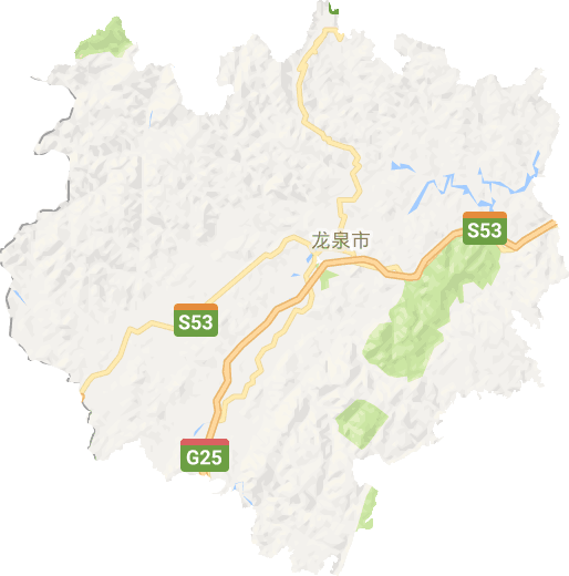 龙泉市电子地图